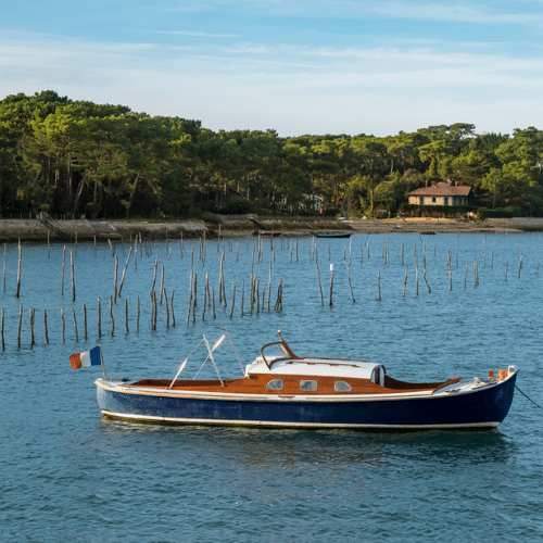 pinasse sur le bassin d'Arcachon